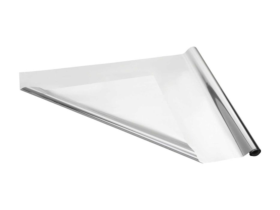 Folia dekoracyjna metalizowana 80cm/25m SREBRNA