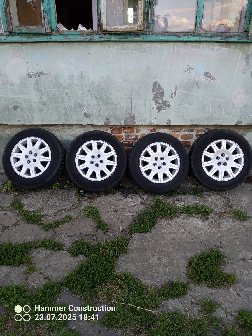 Sum felgi z oponami R 15 5x100