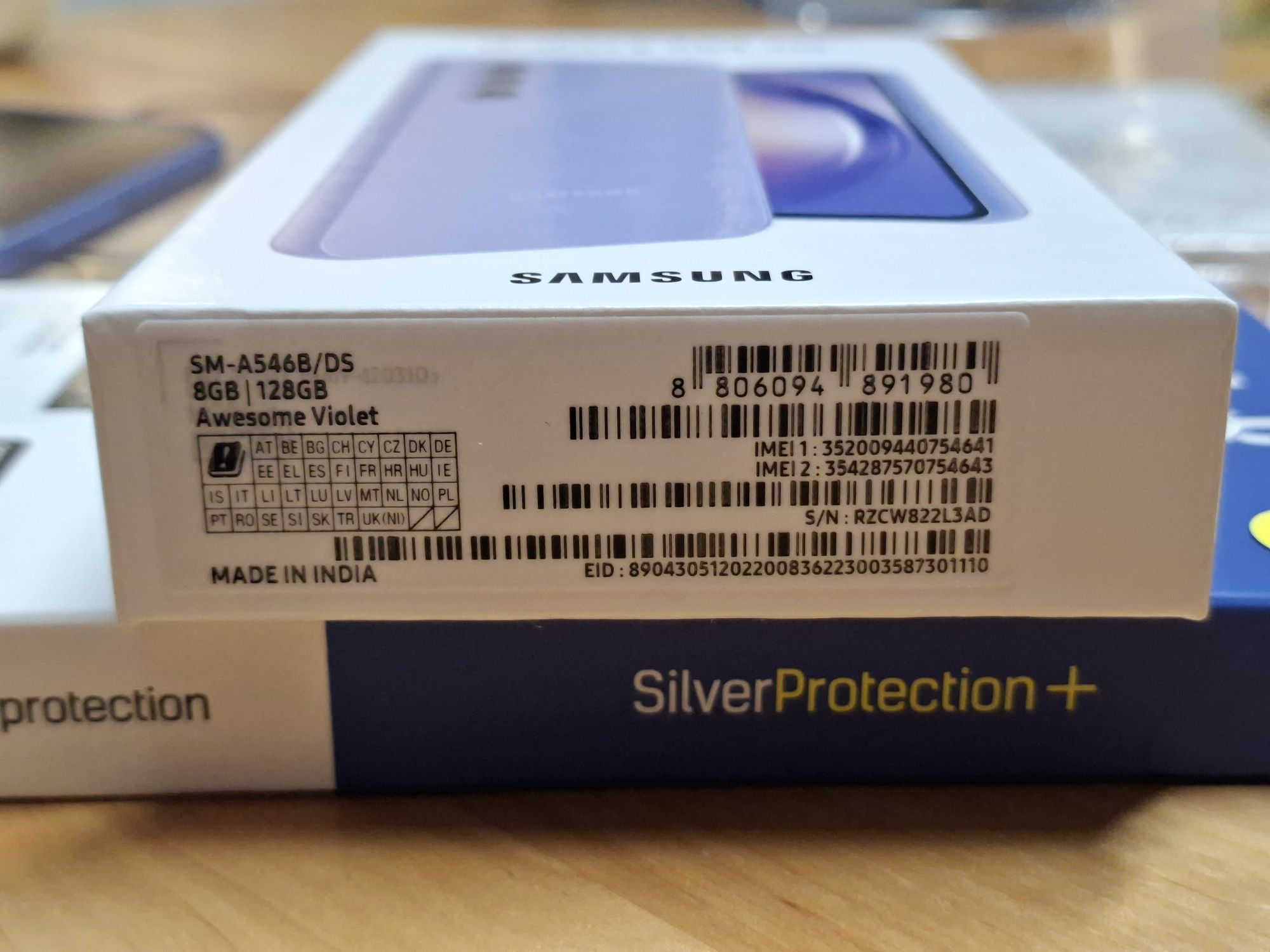 Samsung A54 Awesome Violet Fioletowy 8/128GB Gwarancja - stan jak nowy