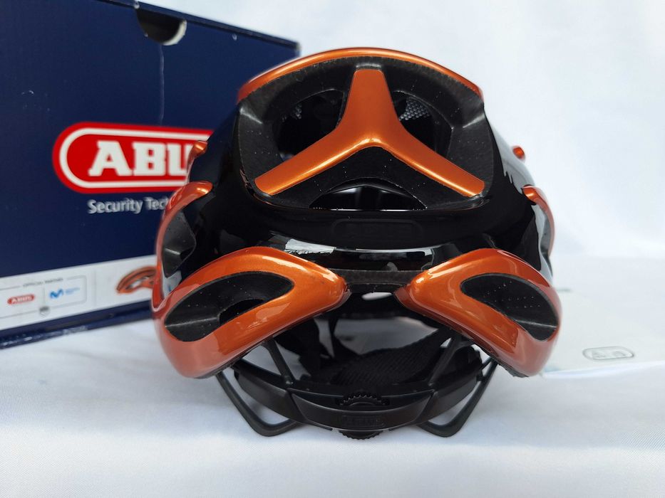 Kask rowerowy szosowy Abus AirBreaker Goldfish Orange S 51-55cm