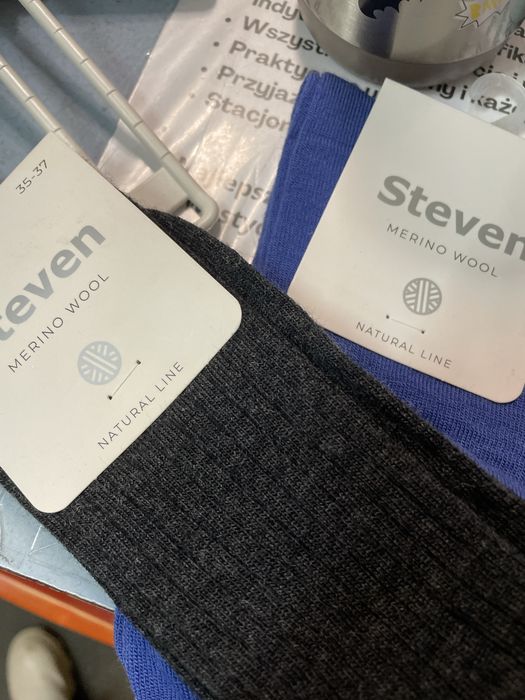 2 pary skarpet merynos  35-37  super cieplutkie