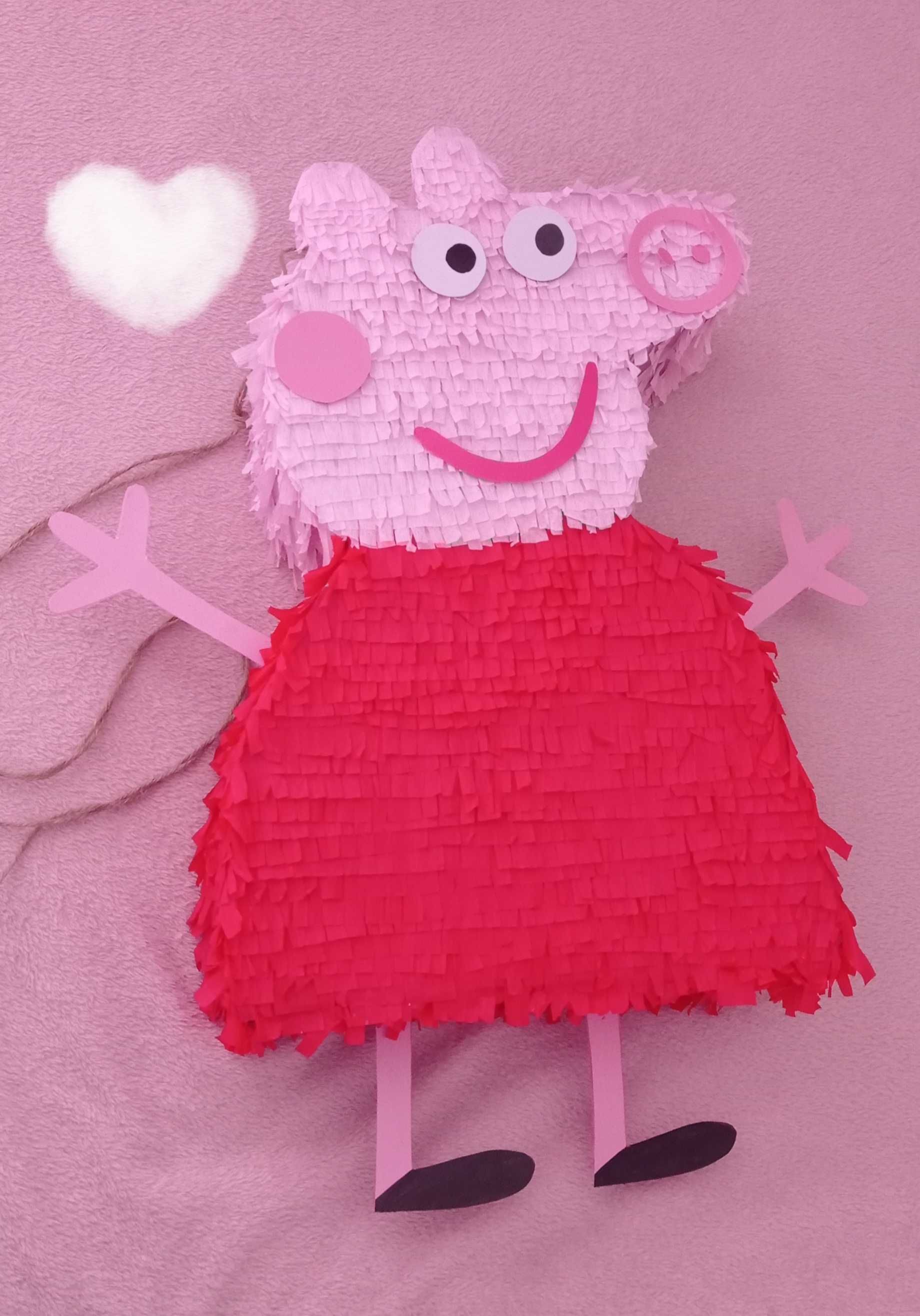 PiNiAtA Peppa pig. Świnka Pepa. Handmade