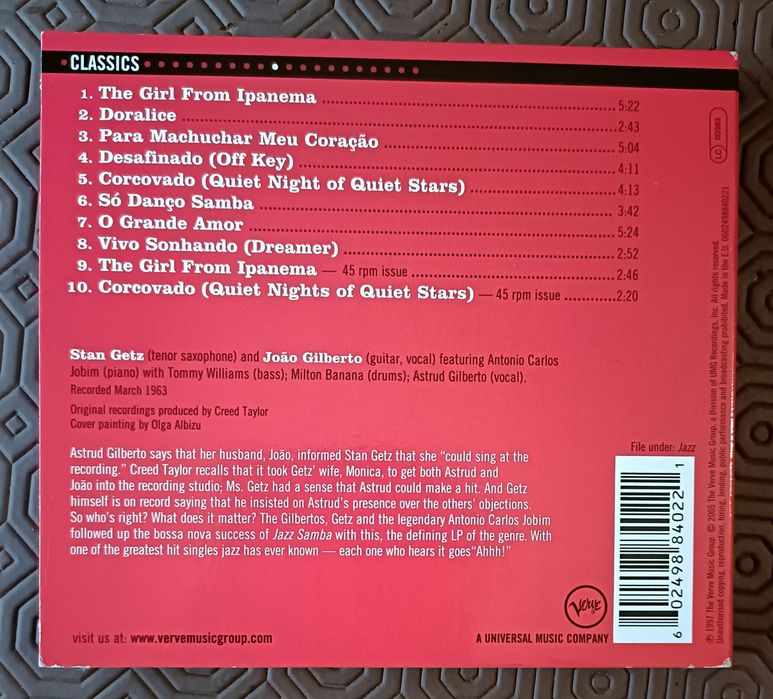 CD -  Getz/Gilberto