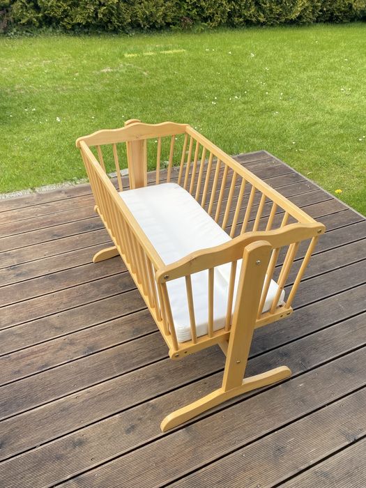 kołyska drewniana Gluck drewno bukowe