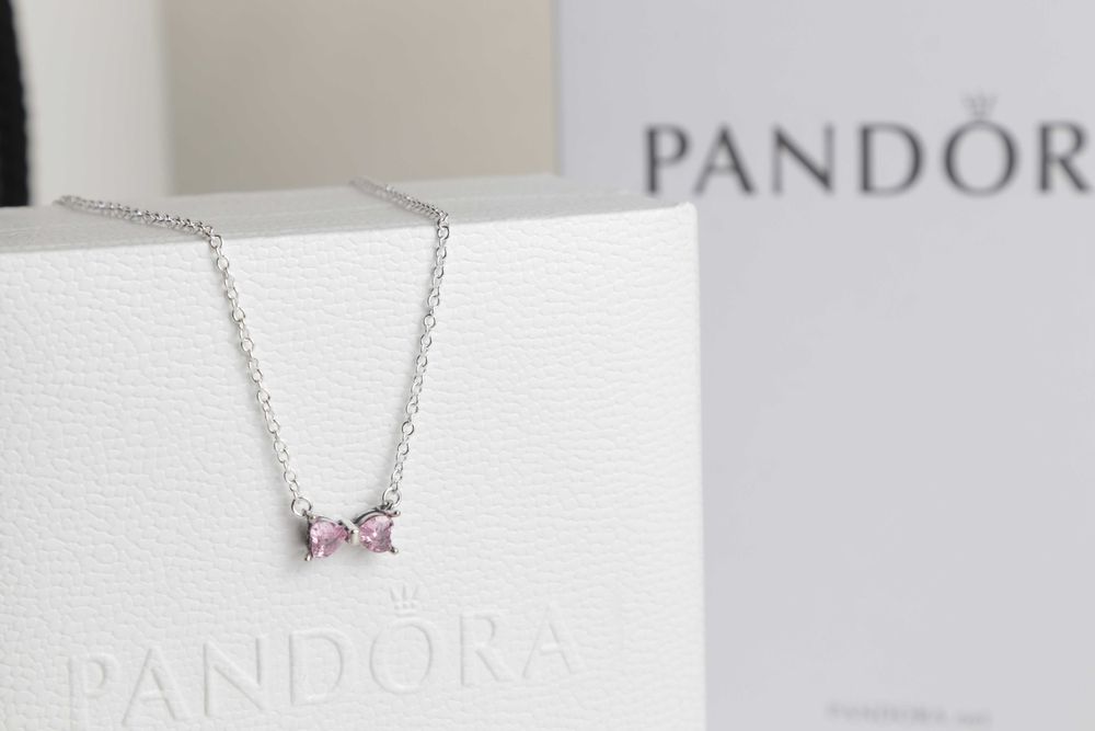 Pandora підвіска Рожевий бант