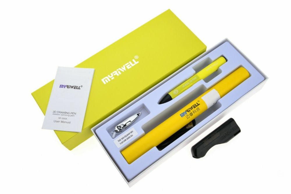 3D ручка MYRIWELL RP-300A Yellow (PCL) Официально в Украине! Оригинал!