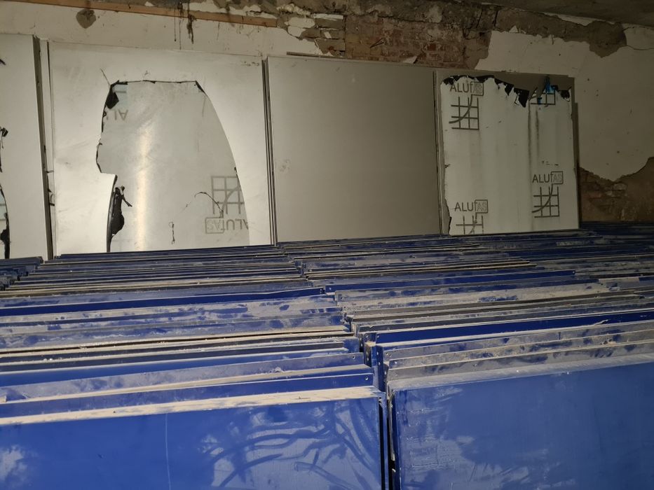 Алюмінієві композитні панелі 4мм Сині та Сірі