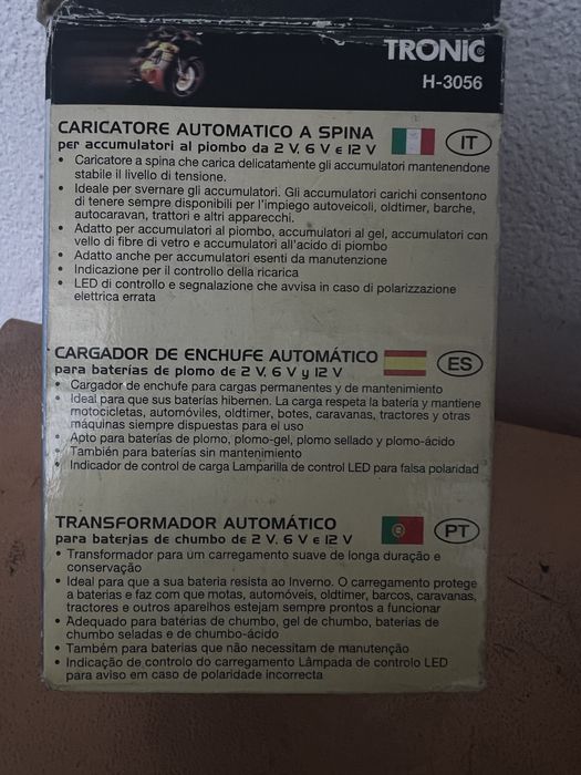 Carregador Bateria TRONIC H3056