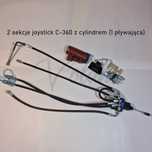 Rozdzielacz 2 Sekcyjny C-360 Zewnętrzny Hydrauliczny Pływak Joystick