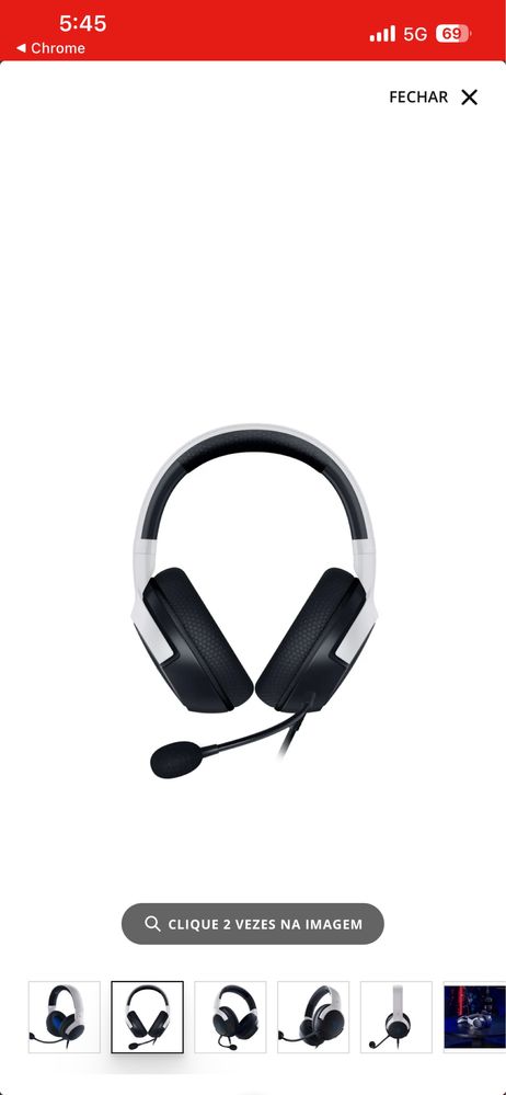Headset da playstation