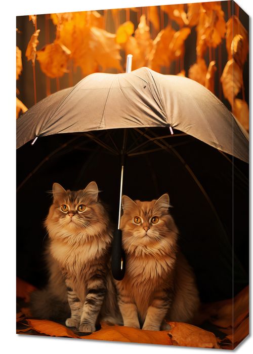 Obraz 40x60cm Jesienny Koci Schron