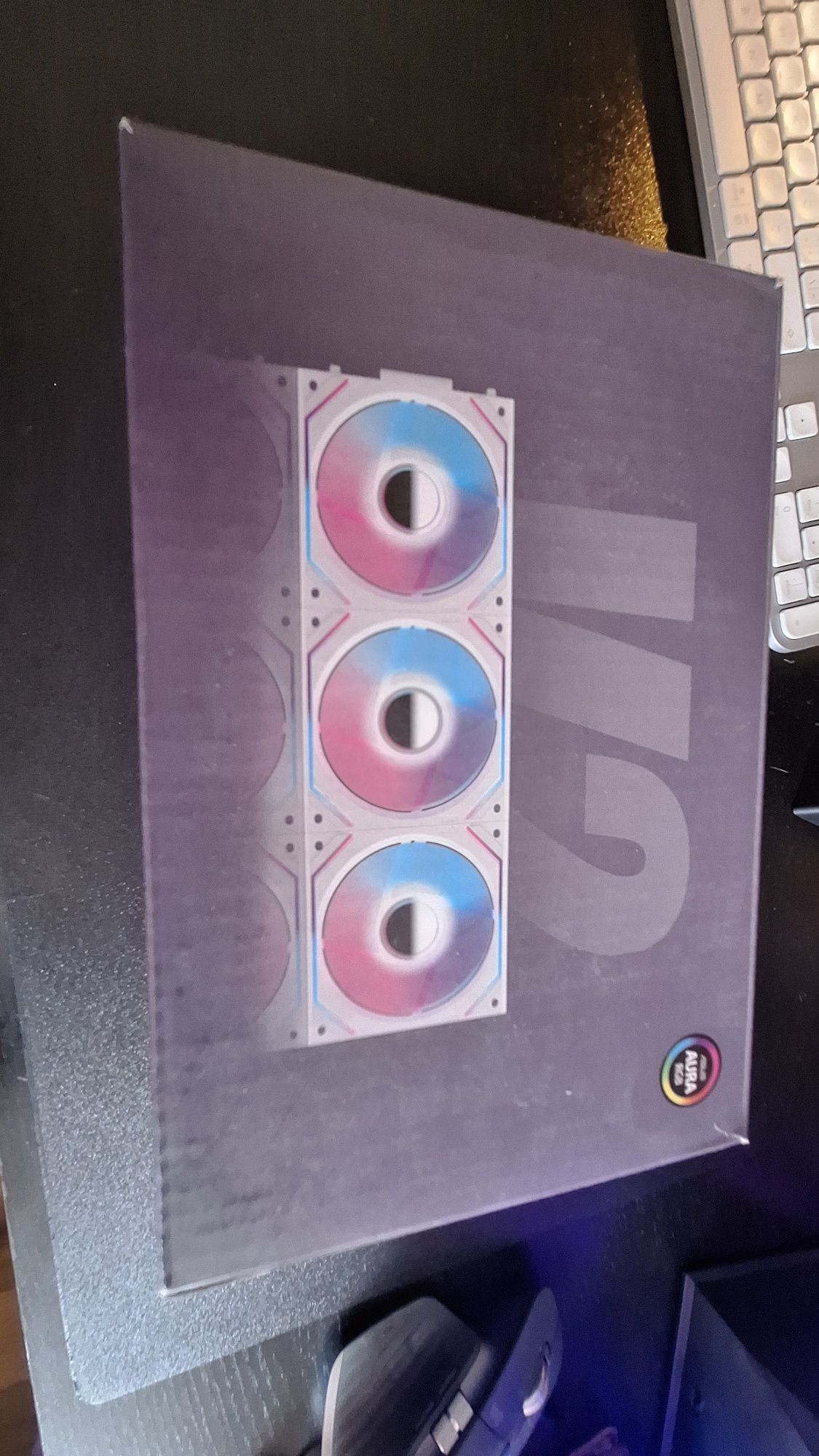 TZMRIT Interstellar-V2 Ventoinha de fluxo inverso preto, Infinity Fan
