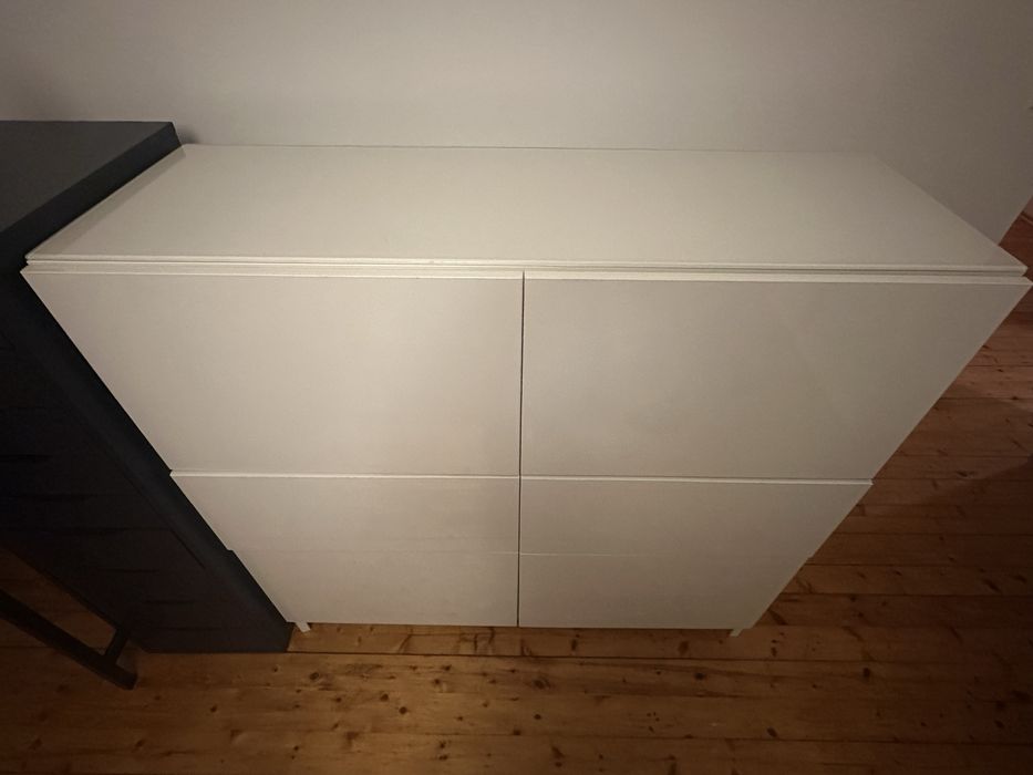 Biała komoda 120x40x115cm