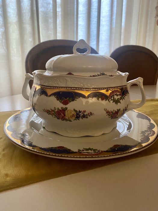 Conjunto porcelana limões