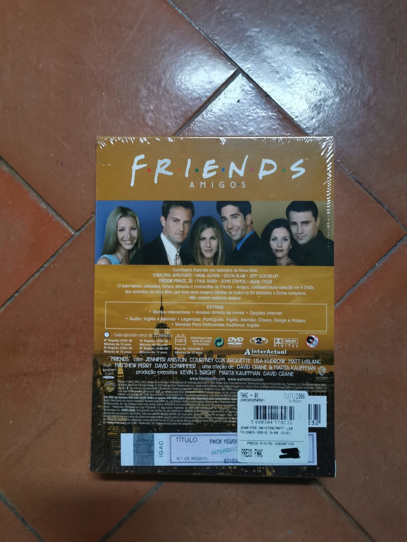 Friends DVD 9 temporada NOVO (por abrir)