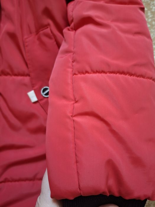 Зимове пальто і шапка для дівчинки 140-146см