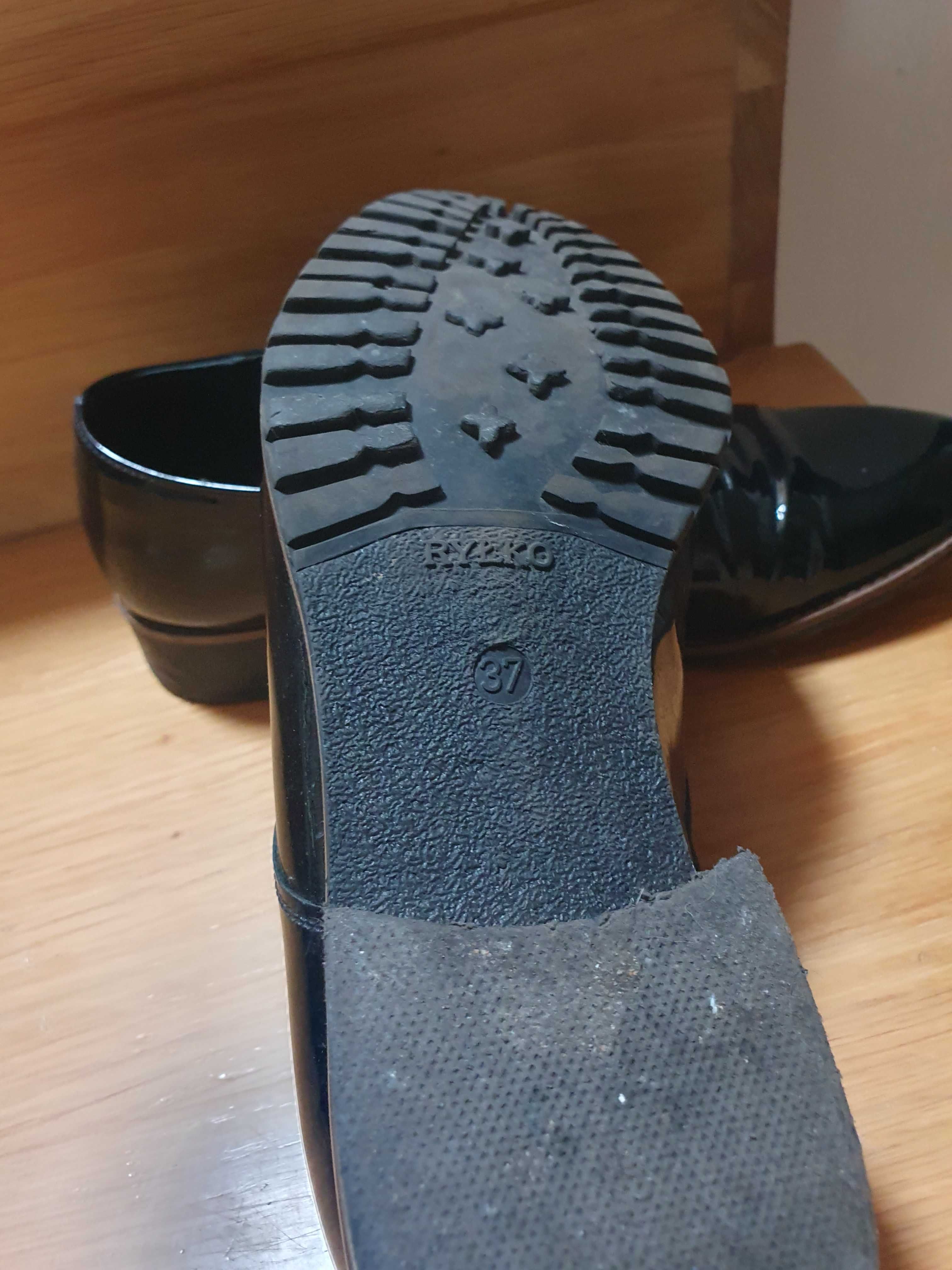 Rylko buty lakierowane czarne