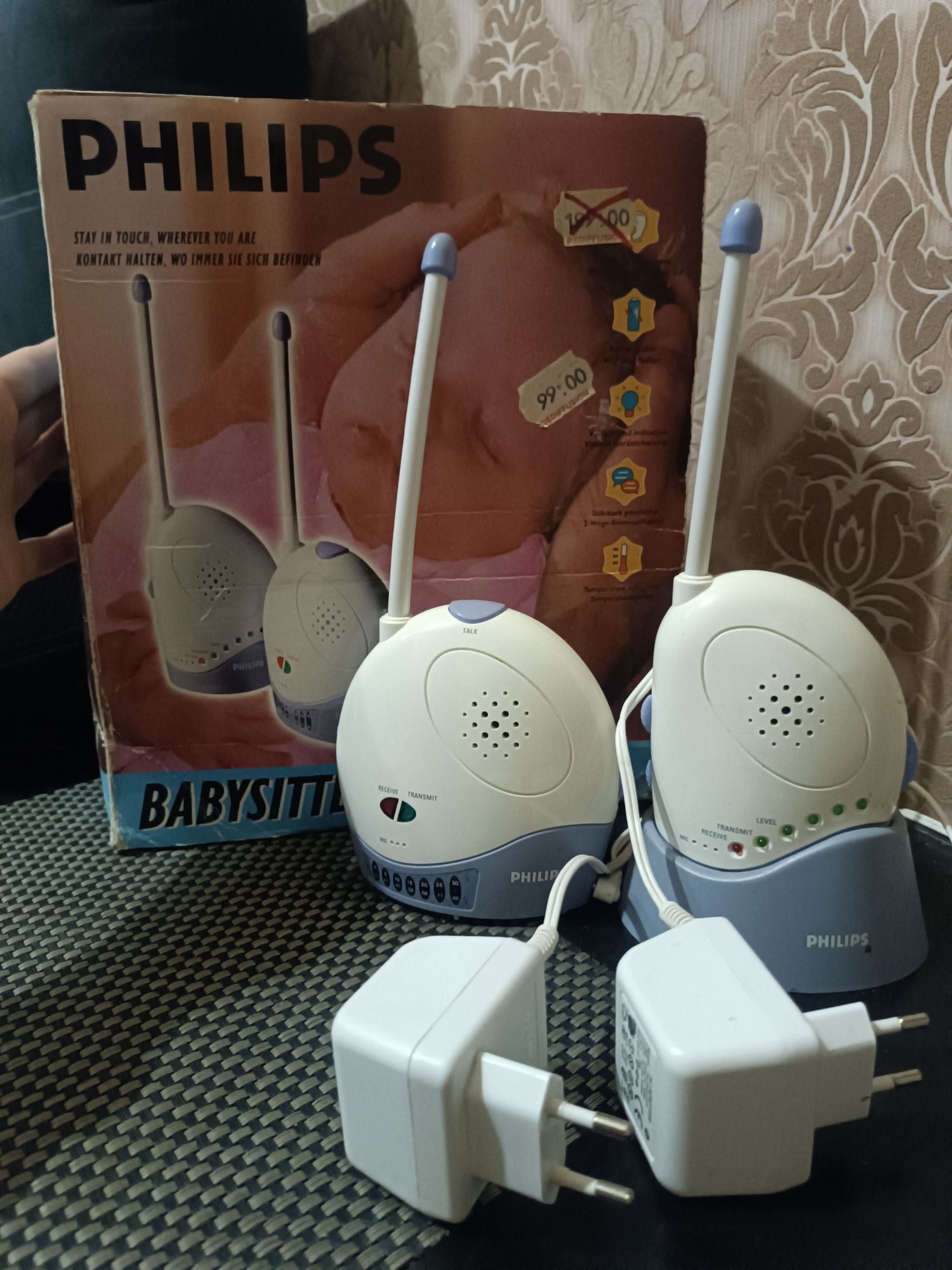 Радионяня Philips (набор-детский и родительский блок)