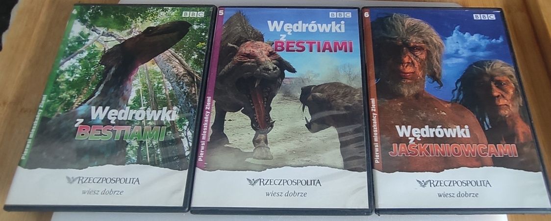 Wędrówki z bestiami i jaskiniowcami 3 dvd