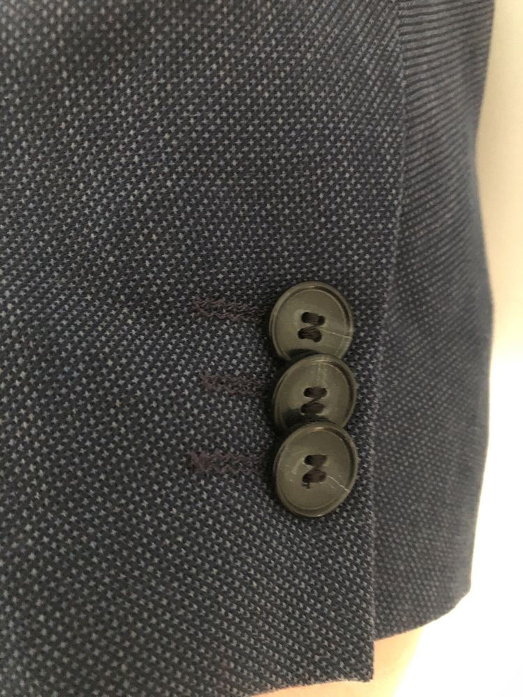 HUGO BOSS edycja Boss Red Garnitur Marynarka + Spodnie r50 niebieski
