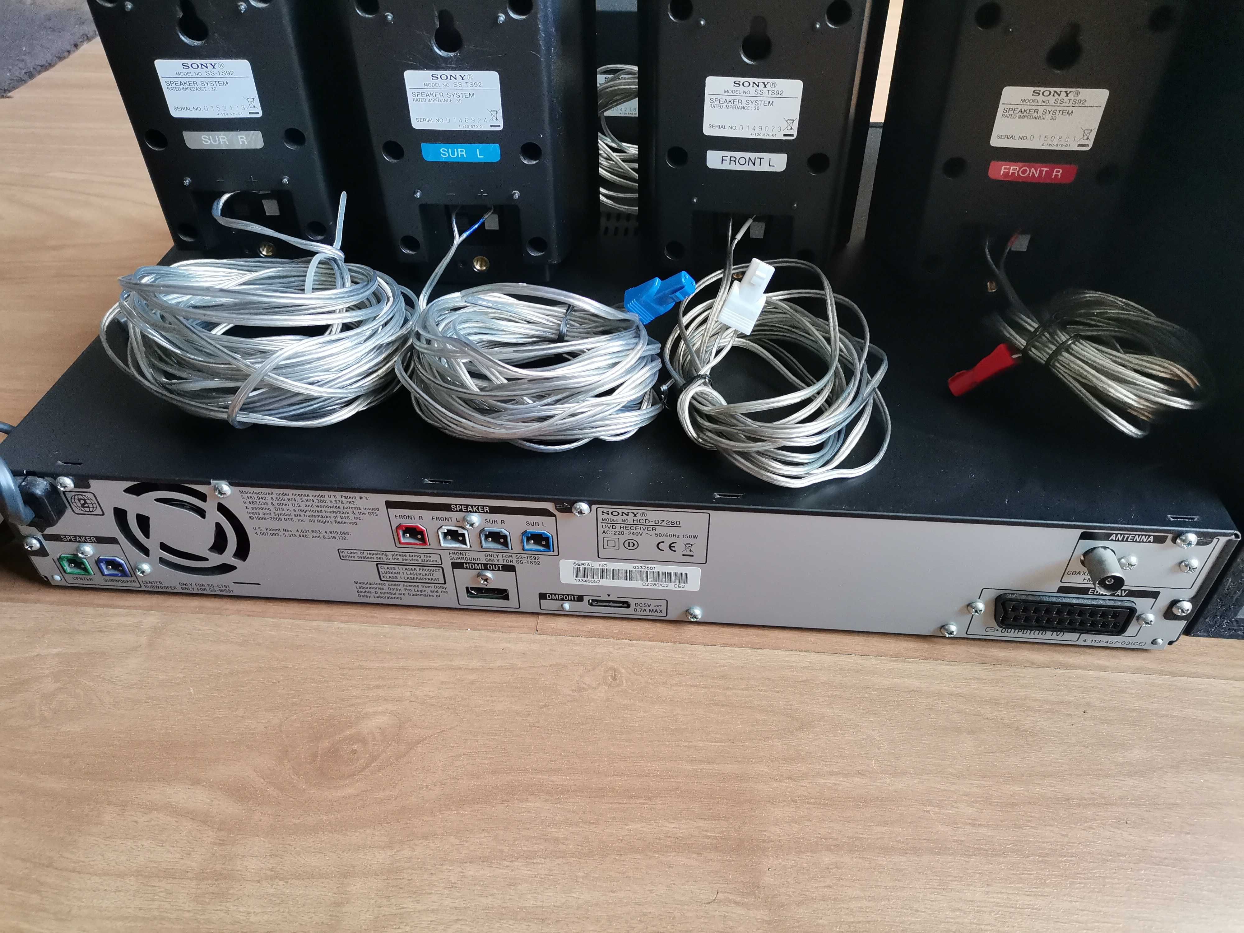 Aparelhagem DVD Sony Home Theatre System 5.1