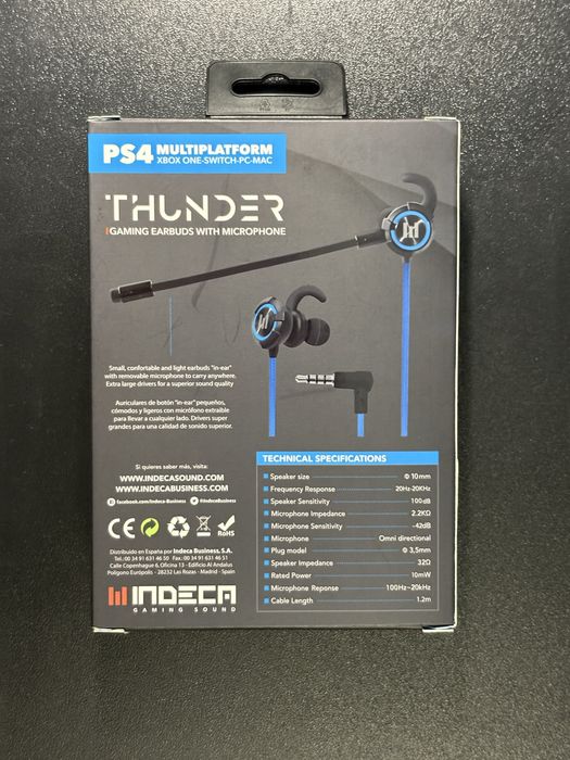 Auriculares Gaming INDECA Thunder
