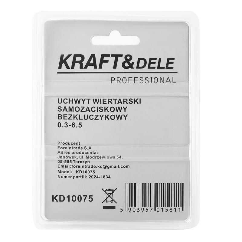 UCHWYT WIERTARSKI precyzyjny 1/4" 0,3-9, mm KD10075