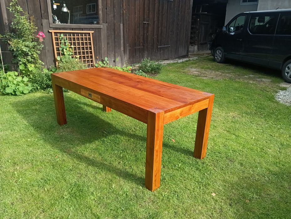 Stół z litego drewna dębowego 200x90x77