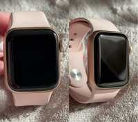 Apple watch Series 6 Gold Aluminum Case Pink Sand Sport Band 40 mm