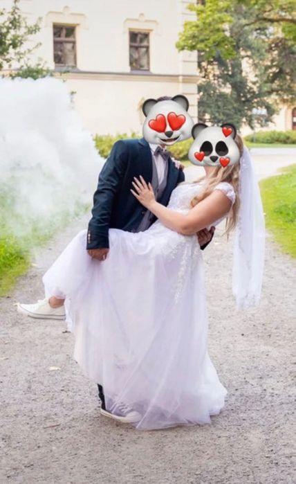 Suknia ślubna + welon