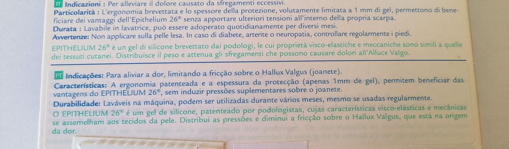 Protecção para joanetes