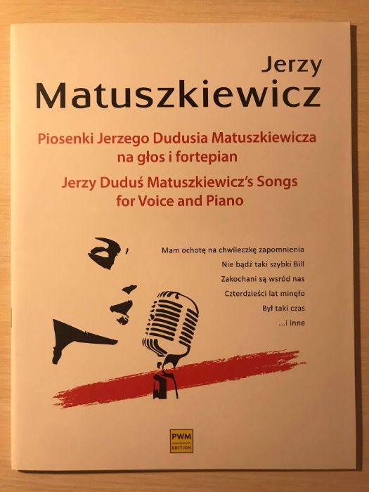 Jerzy Matuszkiewicz - piosenki na głos i fortepian