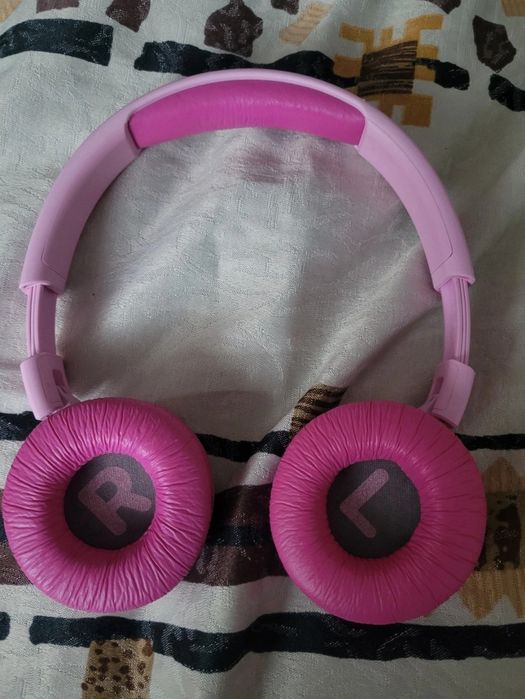 Słuchawki nauszne bezprzewodowe, JBL JR300bt, micro usb