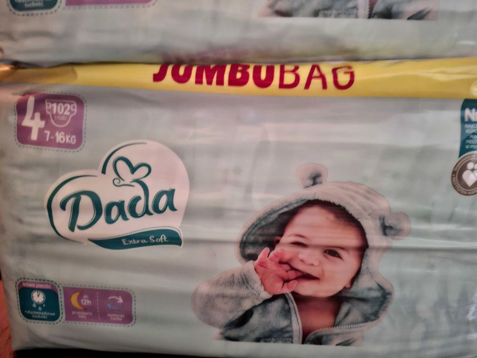 Pieluszki Dada 4 204szt