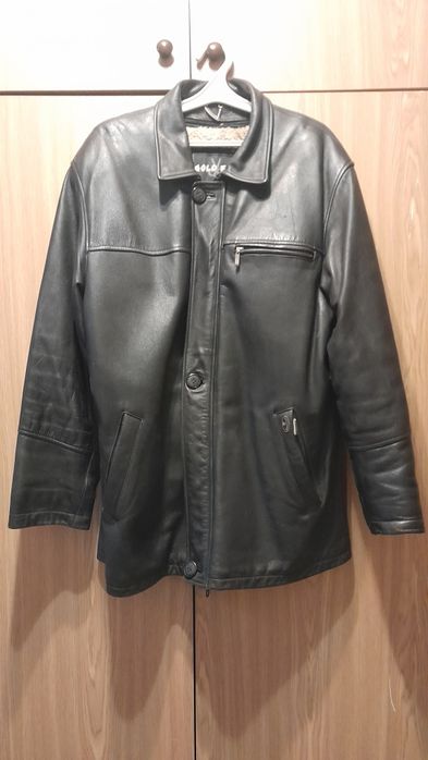 Куртка кожана зимова чоловіча