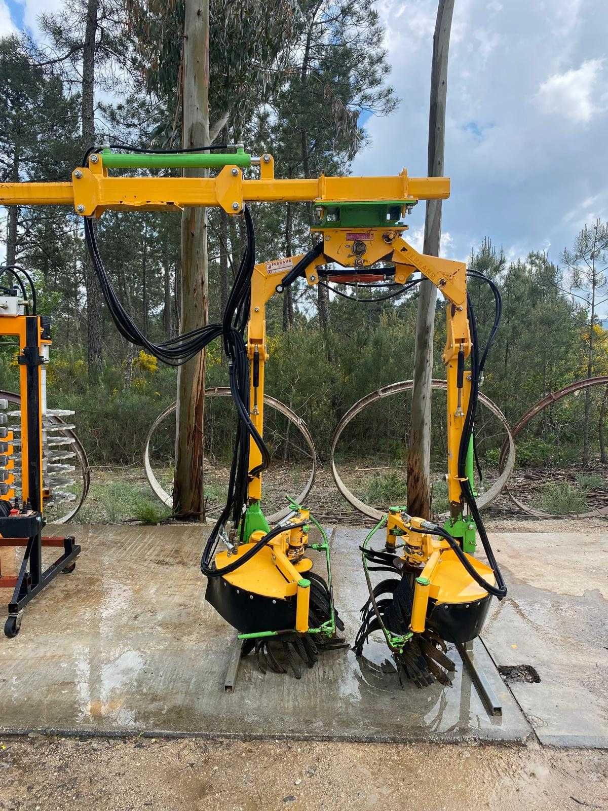 Máquina de pré-poda Binger + Máquina de limpeza de rebentos