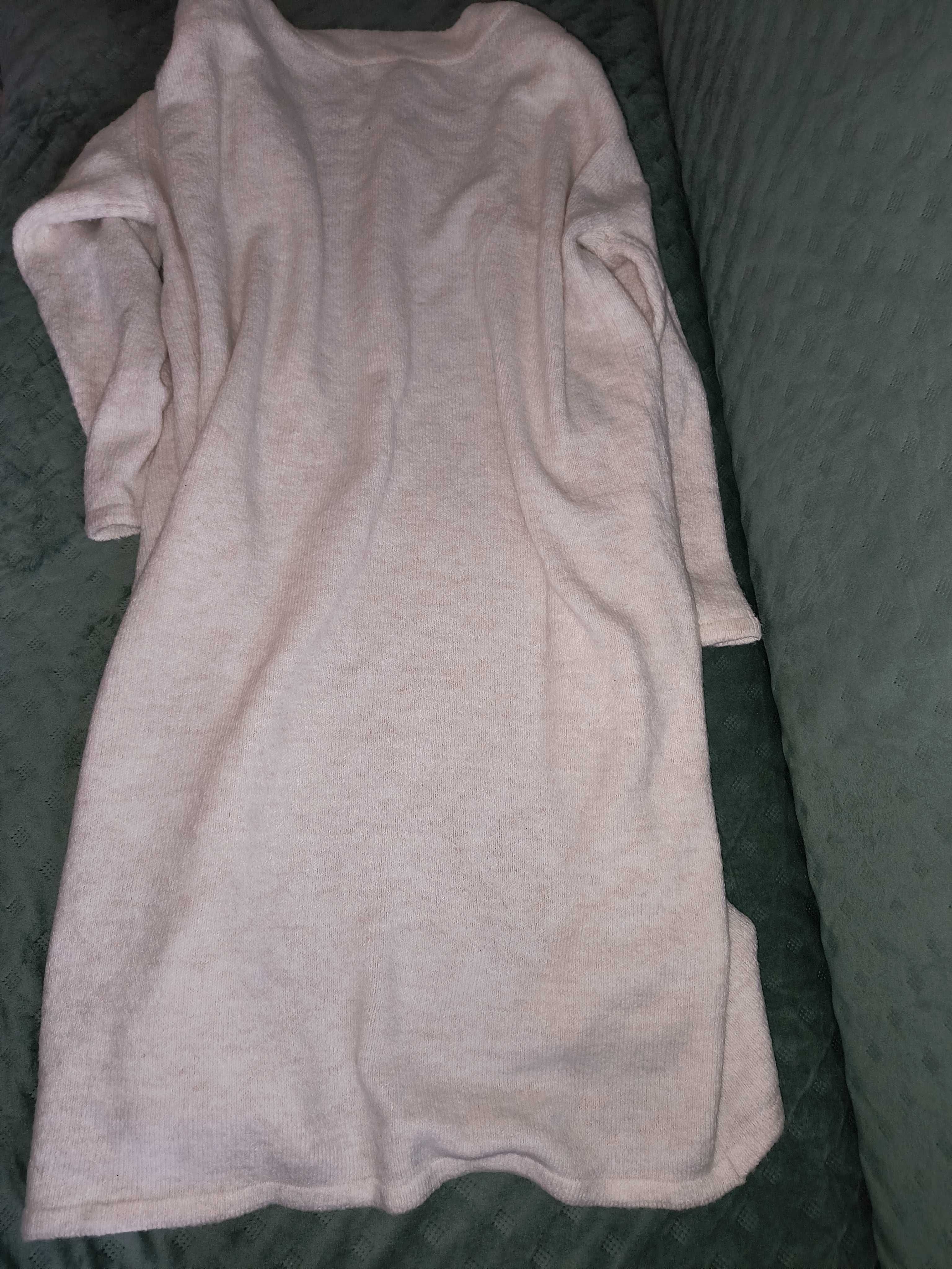 Kardigan, narzutka, sweter długi, oversize