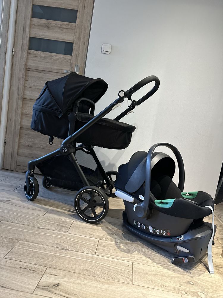 Wózek Cybex eos basic + fotelik aton b2 i-size + baza samochodowa