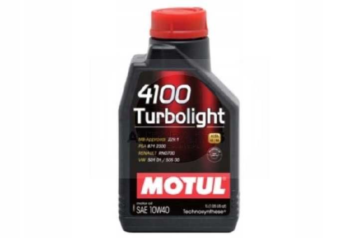 Olej Motul 4100 TURBOLIGHT 10W40 1L