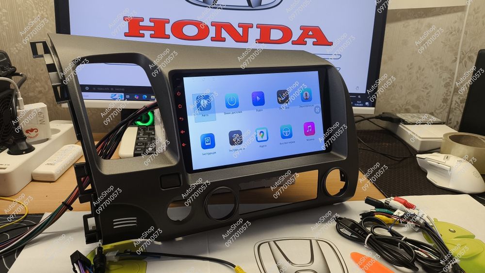‼️Акція‼️Магнітола Honda civic 4D/hybrid  Android 2/32gb, 4/64gb, 6