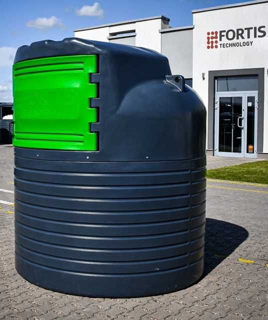 Zbiornik Dwupłaszczowy 2500 litrów FORTIS do oleju napędowego -dostawa