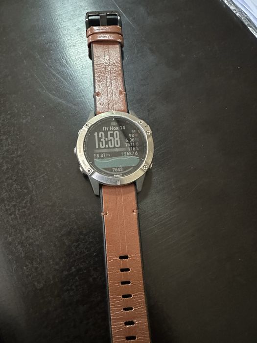 Часы Garmin Fenix 6 sapphire