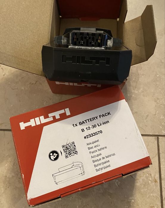 NOWA bateria / akumulator HILTI B12-30 (2,6Ah) - stan fabryczny