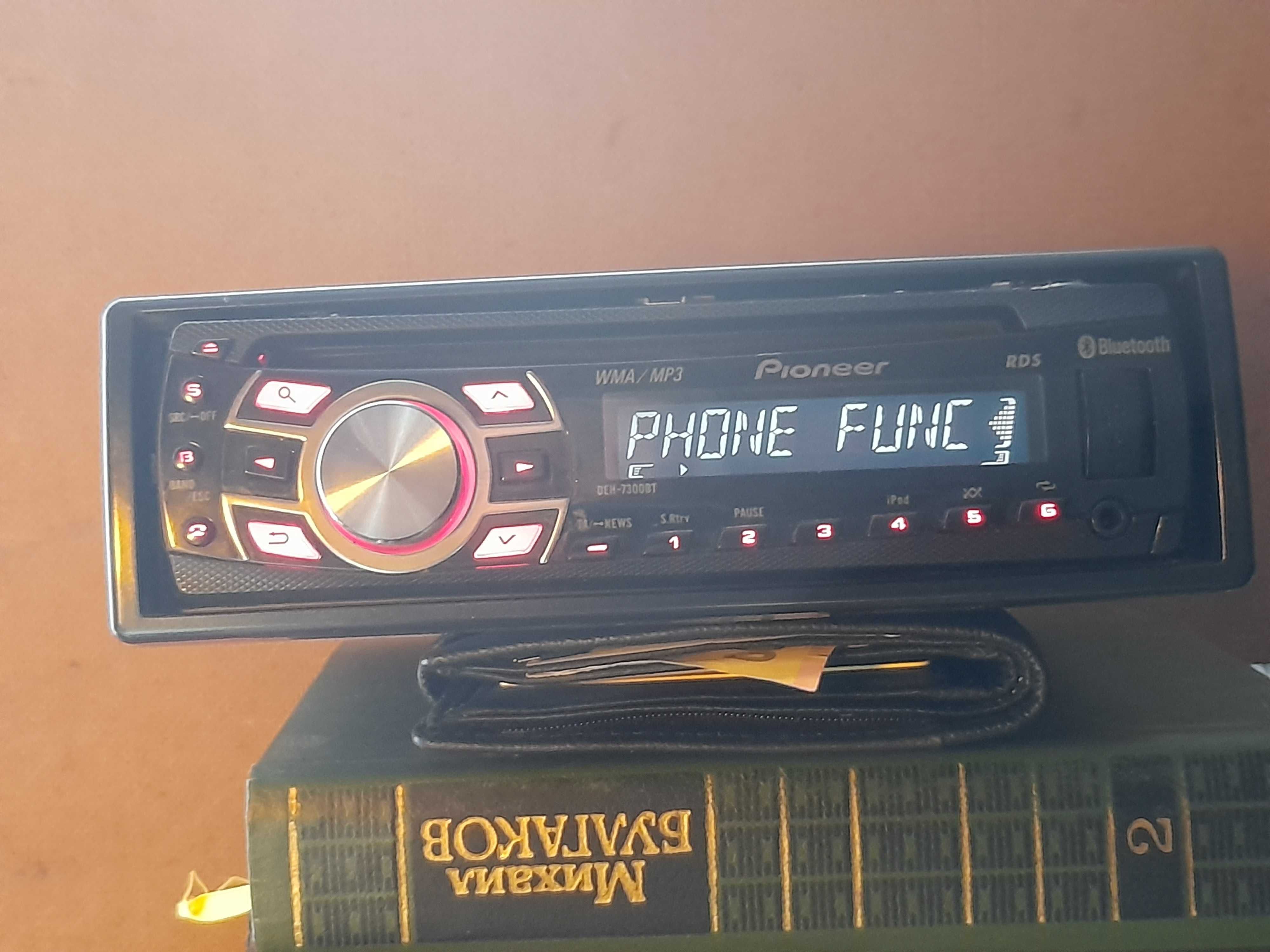 pioneer deh 7300 bt bluetooth music steaming ресивер