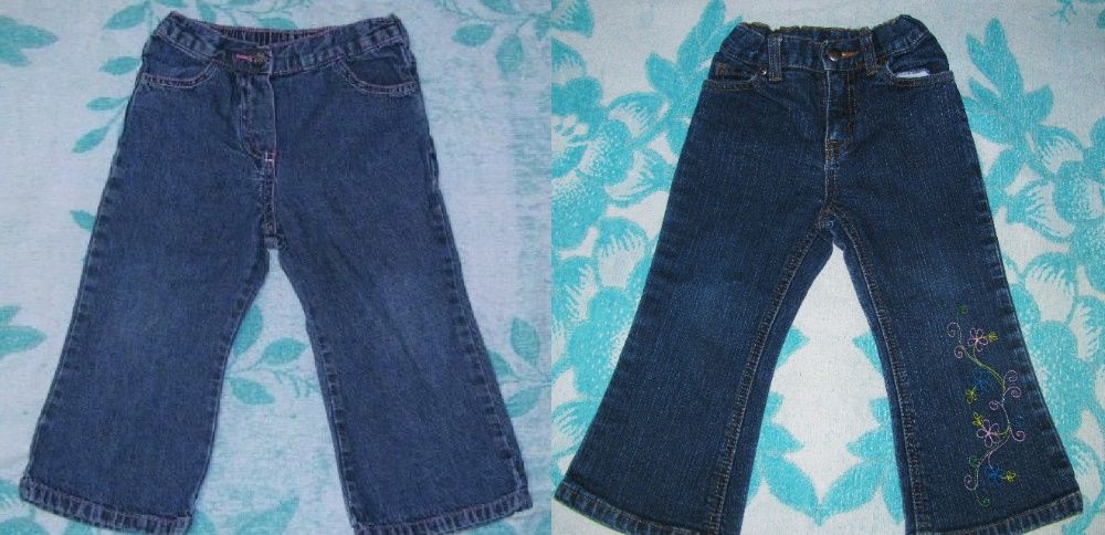 Джинсы на возраст 1,5 - 2 года, рост 86-92 см