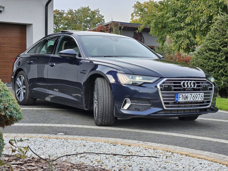 Audi A6 C8 55TFSI Quattro,hud,dociągi,k360,masaże