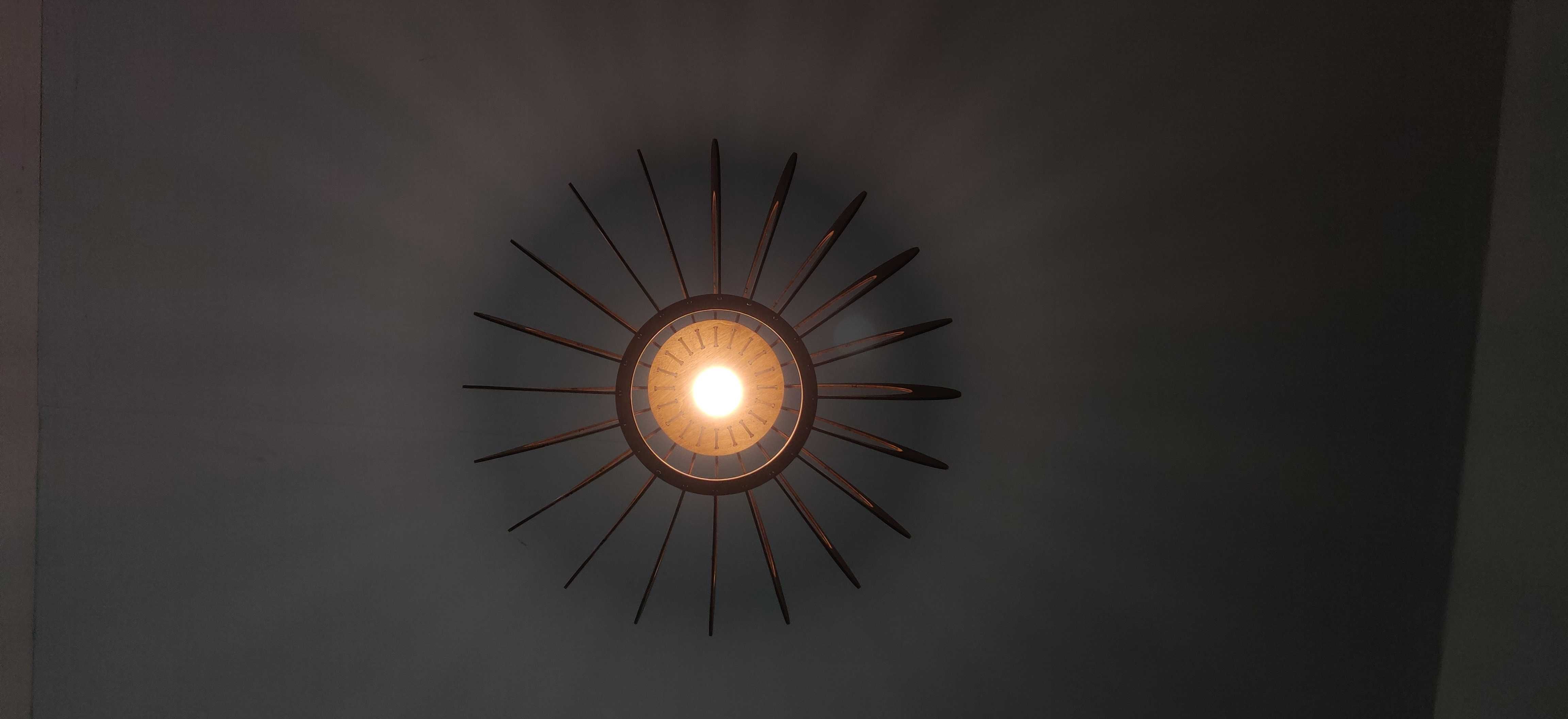 Lampa ze sklejki, abażur