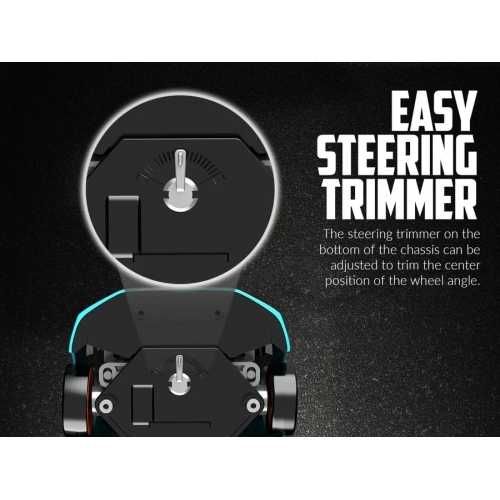 Racent model samochodu Drift King biały 1/24 4wd - silnik szczotkowy