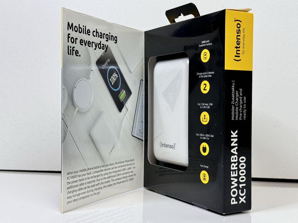 новий Повербанк Intenso XC10000 10000mAh Білий