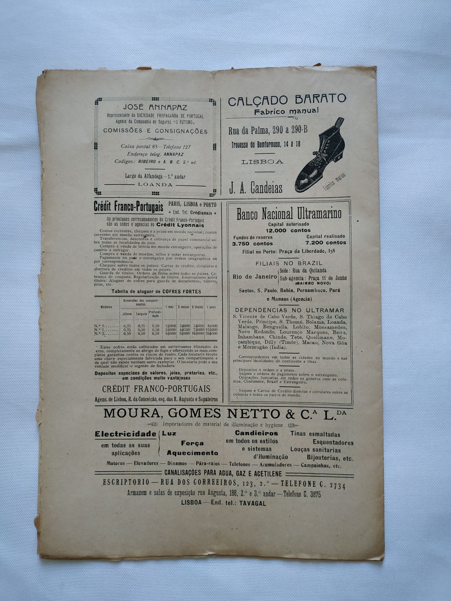 Revista de 1917 Propaganda de Portugal - Boletim da Sociedade